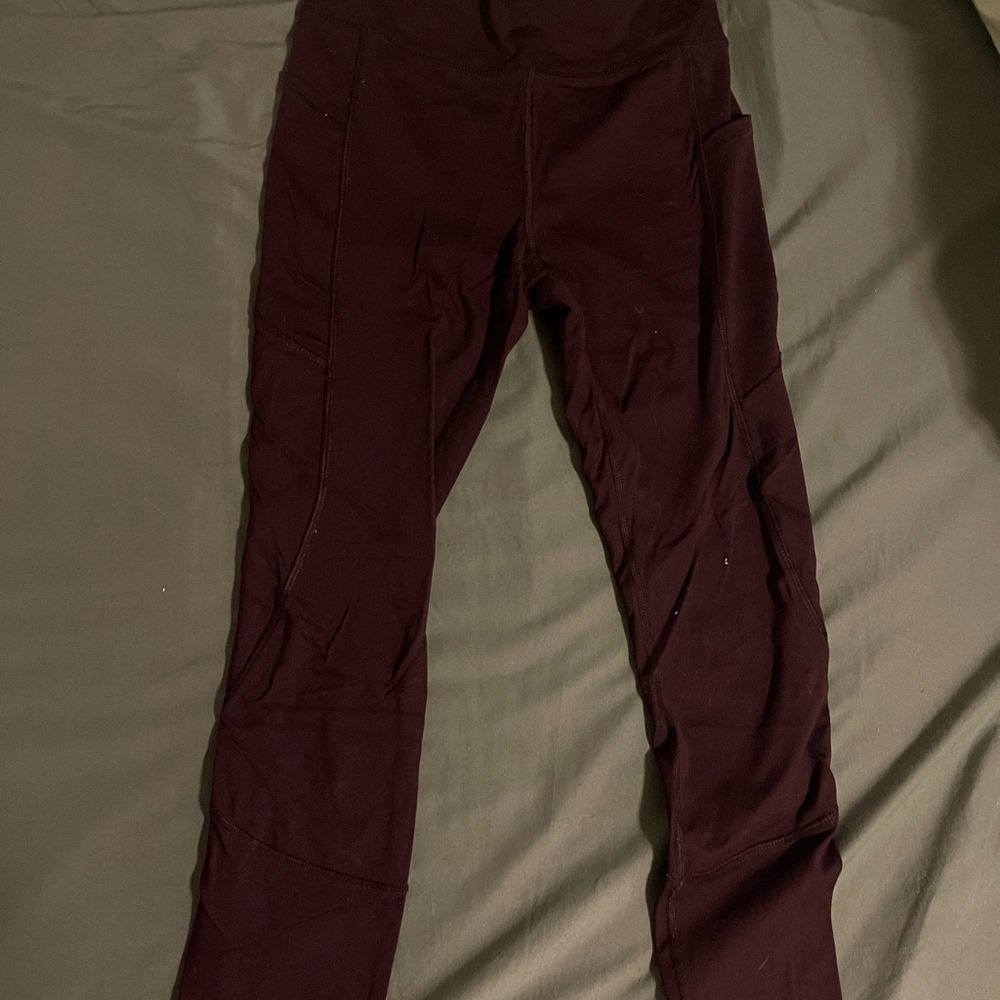 Maroon Leggings